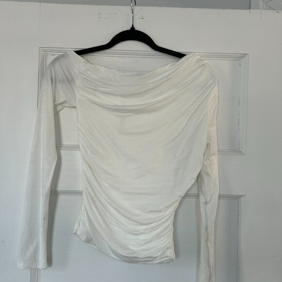 White Fox L/S Rushed Top - Picture 2 of 2